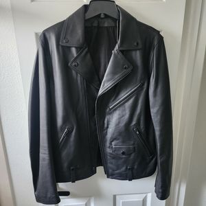 Vince NWT $1450 Genuine Leather Jacket | M | Black